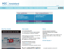 Tablet Screenshot of mdc-amstelland.nl